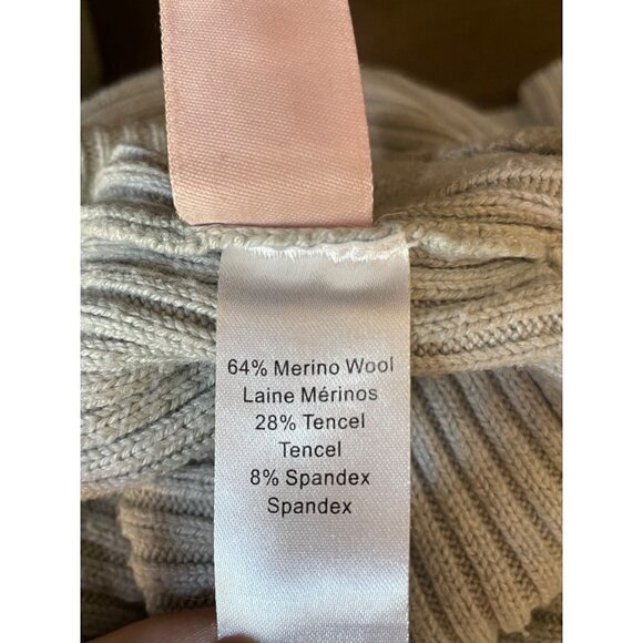 Marissa Webb Arie Ribbed Wool Blend Pant Grey Womens Size Large - Picture 12 of 12